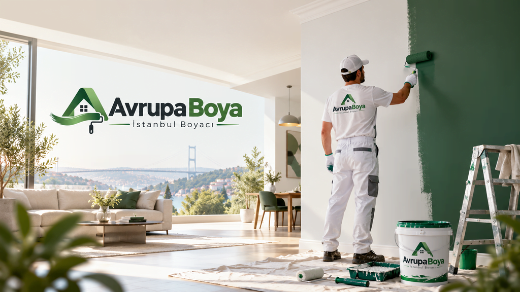 Avrupa Boya İstanbul iç cephe boya badana hizmetini anlatan temsili görsel